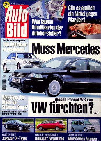 Deckblatt Auto Bild (25/2001)